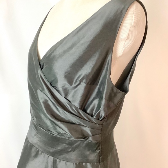 Aria Bridesmaid Mother of Bride Dress Gray - Picture 8 of 8